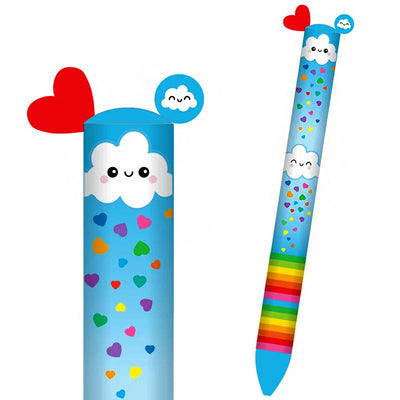 Amara's Enchanted Forest AEF shopaef Snifty Twice As Nice 2 Two Color Click Pen Pink Blue Cutest Cloud Back To School Office