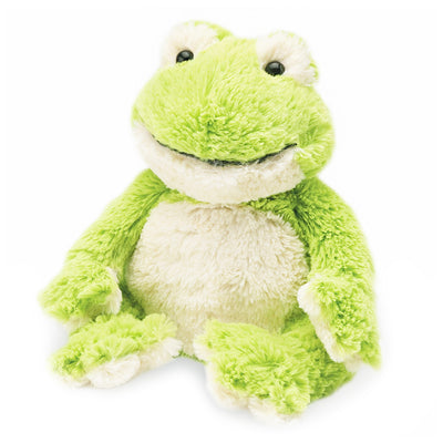 Amara's Enchanted Forest AEF shopAEF Warmies Microwavable Warming Froggie Frog 13 inch 13" Plush Toy Plushie Wellness Therapy Therapeutic Anxiety Stress Reducing Sleep Aid Cooling Ice Pack Kids Boys Girls All Ages Toddle Infant Preteen Teens