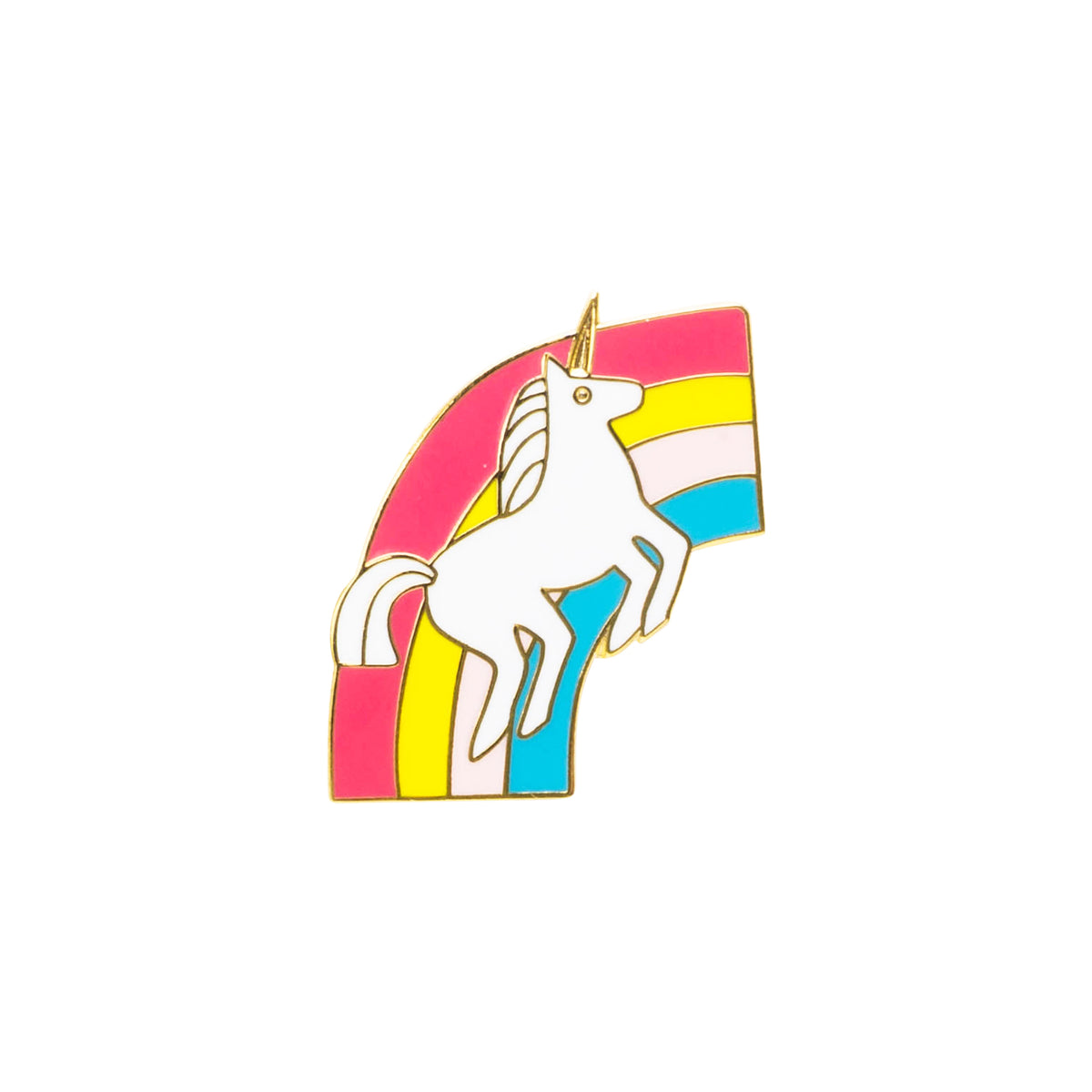 Unicorn & Rainbow Lapel Pin