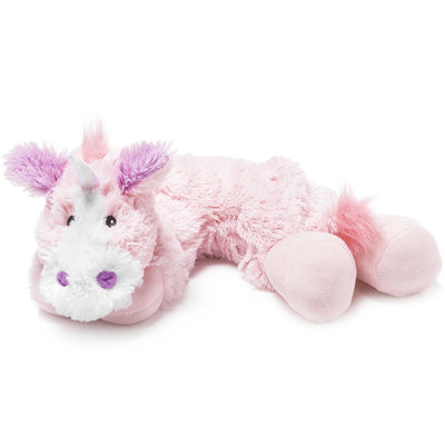 Amara's Enchanted Forest AEF shopAEF Warmies Microwavable Warming Pink Purple Magical Unicorn Neck Wrap 20 inch 20" Plush Toy Plushie Wellness Therapy Therapeutic Anxiety Stress Reducing Sleep Aid Cooling Ice Pack Kids Boys Girls All Ages Toddle Infant Preteen Teens