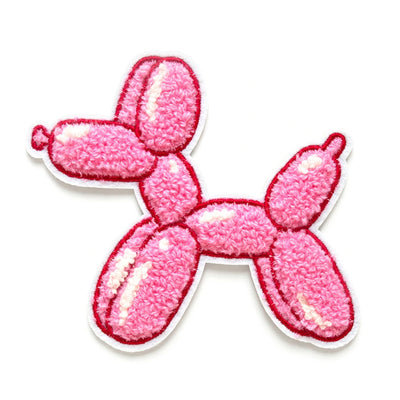 Amara's Enchanted Forest AEF shopAEF Amaras Smarty Pants Paper Co Company Pink Balloon Dog Patch fuzzy fluffy patches fashion style kids girls women