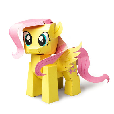 Amara's Enchanted Forest shopAEF AEF Cubles My Little Pony FlutterShy Flutter Shy Constructable 3D STEM Toy Set Kids Children Kid Child Adult Adults Parents Anxiety Stress Reducing Relief Wellness