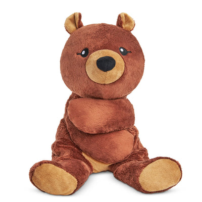 Amara's Enchanted Forest AEF shopAEF Amaras Hugimals World Weighted Stuffed Darby The Bear Brown Grizzly Bears Animal Plush Plushie Toy Wellness Anxiety Stress Relief Self Care Self-Care Kids Adults Teens Preteens Pre Youth College Gift Holiday Christmas Xmas Gift