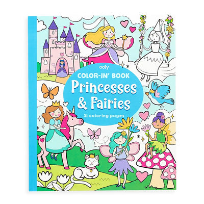 Amara's Enchanted Forest AEF shopaef Ooly Kids Color-In' Coloring Book Princess Princesses Fairy Fairies Unicorn Theme Arts and Craft Art Little Big Girl Girls School Supplies Magical Magic