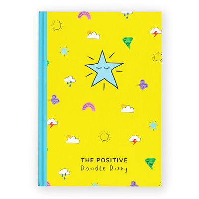 Amara's Enchanted Forest AEF shopAEF Amaras shopaef The Positive Planner Doodle Diary for Kids Kid Children Child Gratitude Journal Yellow Self Care selfcare self-care positive positivity affirmations meditation mindfulness anxiety calm focus mindful exercises